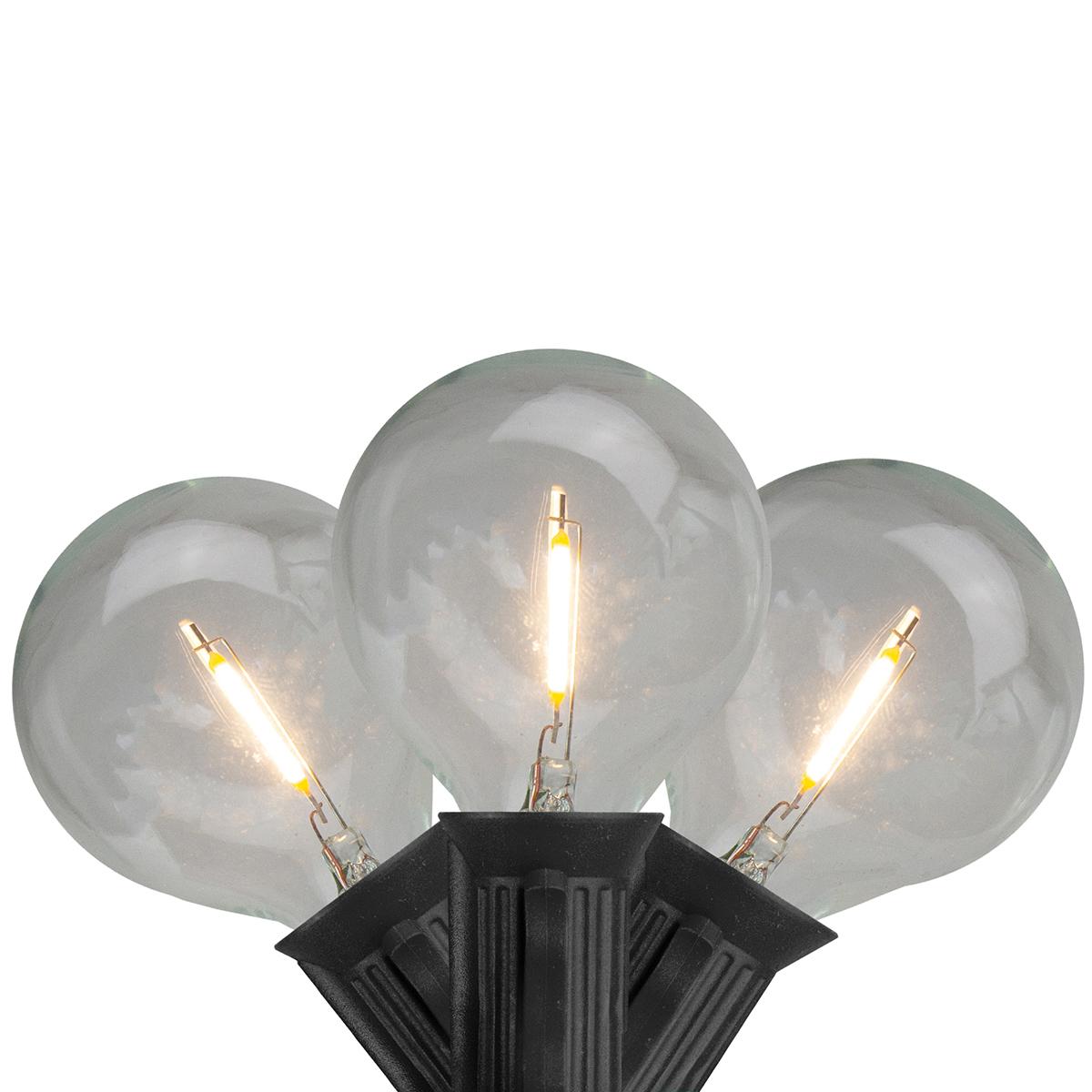Northlight 20ct. Warm White LED G50 Globe Patio Lights
