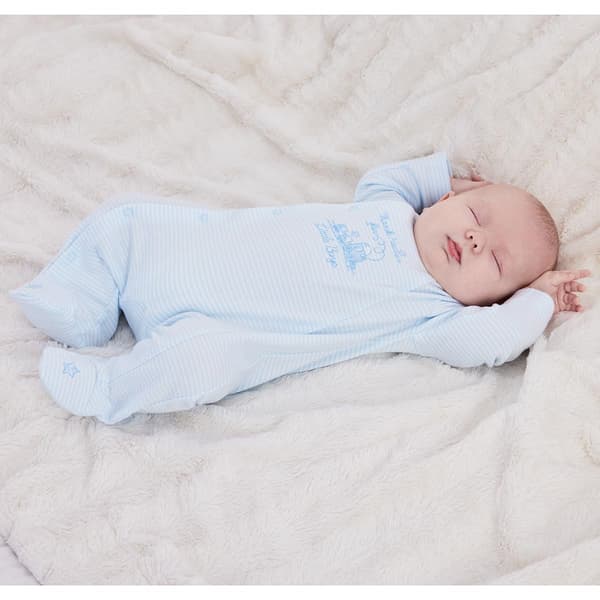 Baby Boy &#40;Preemie-9M&#41; Little Me&#40;R&#41; Thank Heaven Stripe Footie