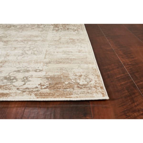 KAS Crete Beige Illusion 3 x 5 Rectangular Area Rug