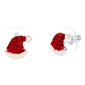 Santa Hat/Christmas Tree/Flower Charm Earring Set - image 3