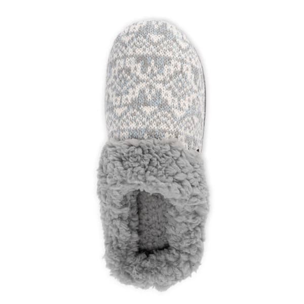 Womens MUK LUKS® Suzanne Clog Slippers - Grey/Cinder
