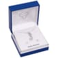 Silver-Tone CZ Music Note Pendant & Earring Set - image 1