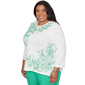 Plus Size Alfred Dunner Resort Living Tropical Floral Blouse - image 3