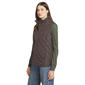 Womens LANDS’ END® Houndstooth Mock Neck Zip-Up Puffer Vest - image 3