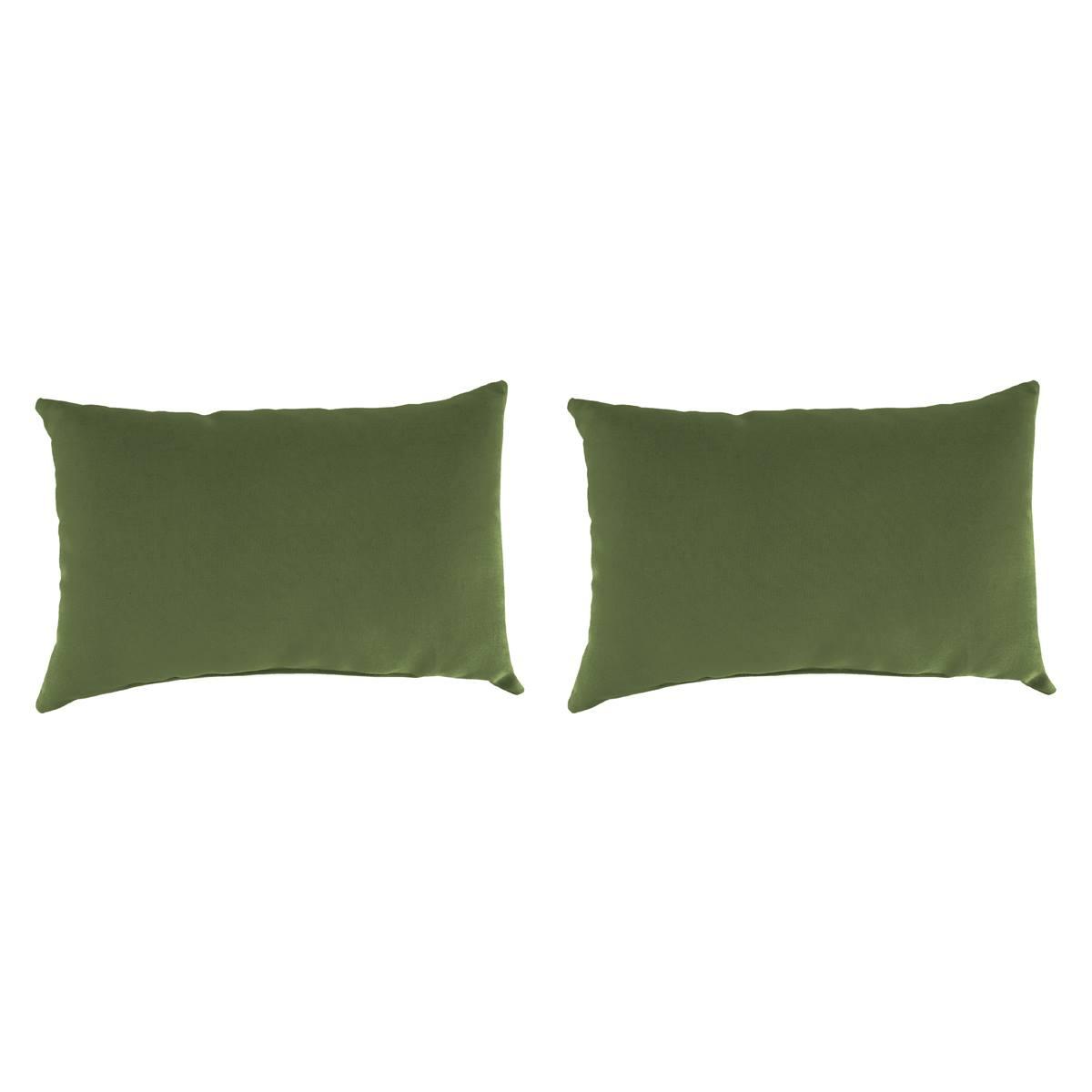 Jordan Veranda Hunter Lumbar Throw Pillows - Set Of 2