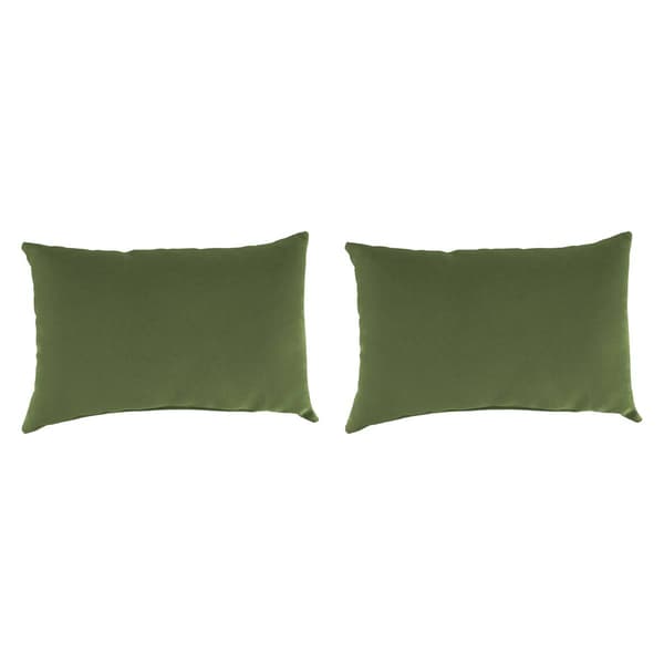Jordan Veranda Hunter Lumbar Throw Pillows - Set Of 2 - image 