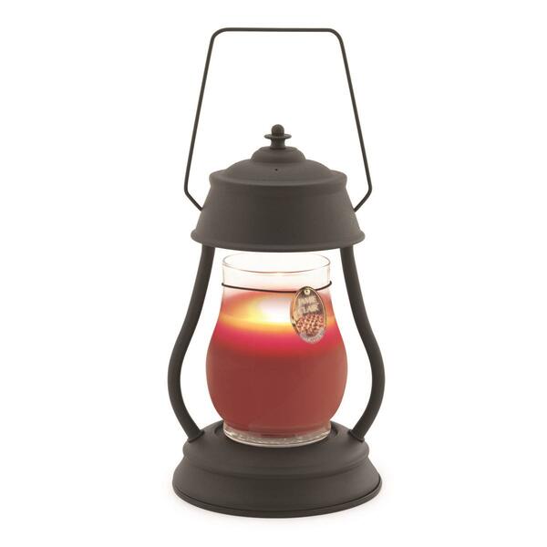 Candle Warmers Etc. Black Hurricane Candle Warmer Lantern - image 