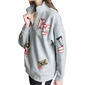 Womens DKNY Sport Campus Patch Oversized Pullover Sweatshirt - image 3