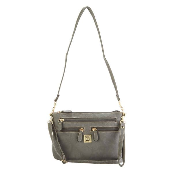 Stone Mountain Crunch Leather East/West 4 Bagger Crossbody - image 