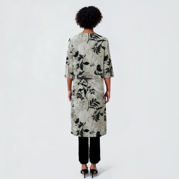 Womens Sara Michelle Chiffon Duster with Pants Set