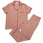 Womens Nicole Miller Short Sleeve Dot Notch Collar Pajama Set - image 1