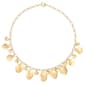 Design Collection Gold-Tone Wavy Drop Charm Necklace - image 1