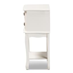 Baxton Studio Gabrielle French Country 2 Drawer Nightstand