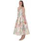 Juniors Emerald Sundae Floral Corset Box Pleat A-Line Dress - image 3