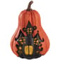 Resin Pumpkin with Haunted House Design - image 1