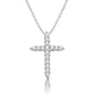 Nova Star&#40;R&#41; Sterling Silver 1/4ctw Lab Grown Diamond Cross Pendant - image 1