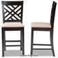 Baxton Studio Caron Wood Counter Height Pub Chairs - Set of 2 - image 2