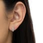 Diamond Classics&#8482; 10kt. White Gold 1/2ctw. Hoop Earrings - image 4