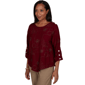 Petite Alfred Dunner Union 3/4 Sleeve Sparkle Soutache Blouse - image 3
