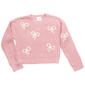 Girls (7-16) No Comment Long Sleeve Braided Bows Sweater - image 2