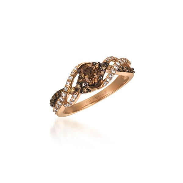Le Vian Chocolatier&#40;R&#41; 14kt. Strawberry Gold&#40;R&#41; & Diamond Ring - image 