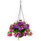 Life-Like Fuchsia in Hanging Plastic Basket - image 1
