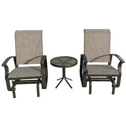 Crystal River 3pc. Aluminum Seating Set