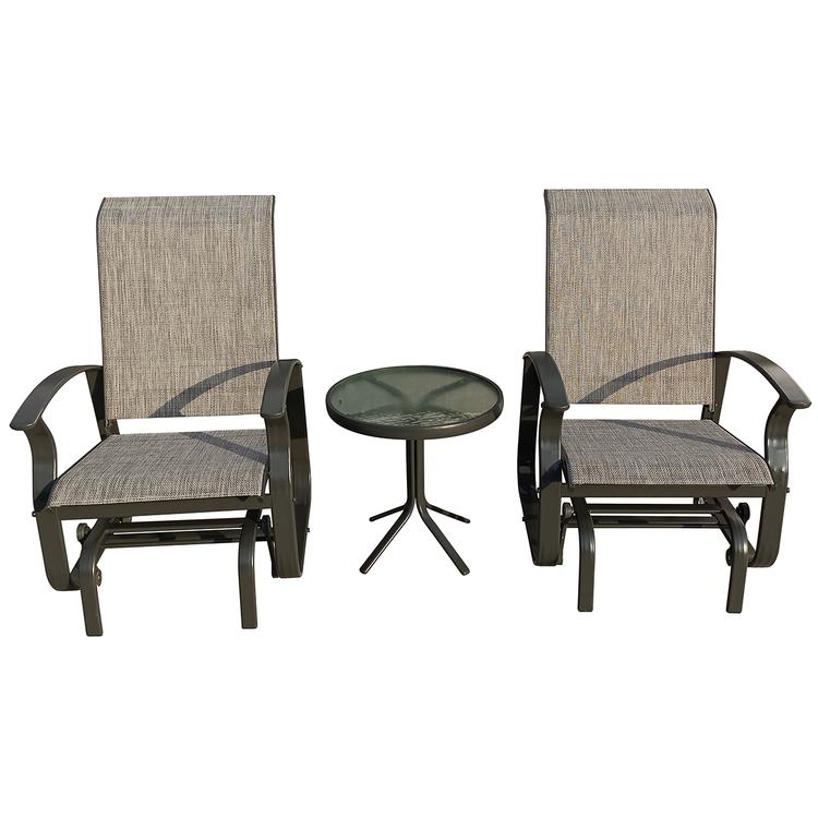 Crystal River 3pc. Aluminum Seating Set