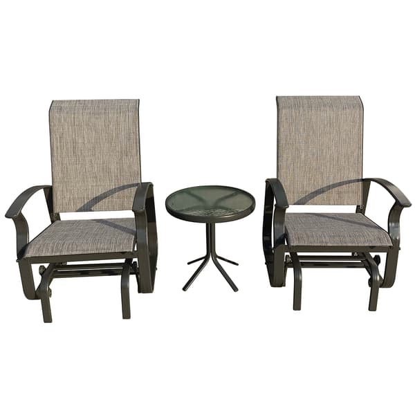 Crystal River 3pc. Aluminum Seating Set