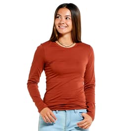 Juniors Aveto Long Sleeve Crew Neck Tee