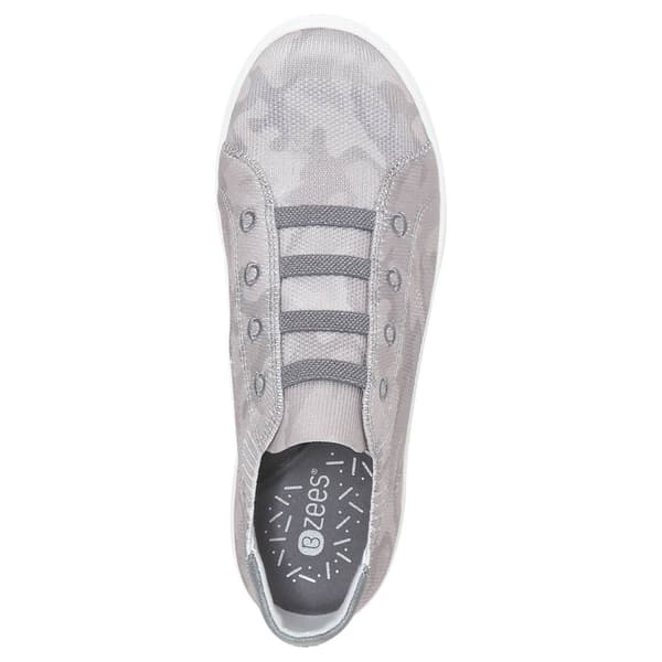 Womens BZees Golden Knit Camo Slip-On Sneakers