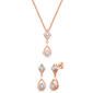 Nova Star(R) Lab Grown Diamond Teardrop Pendant & Earring Set - image 1