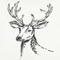 Eddie Bauer Winter Morning Stag Decorative Pillow - 20x20 - image 2