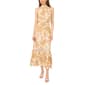 Womens MSK Sleeveless Floral Challis Halter Neck Midi Dress - image 1