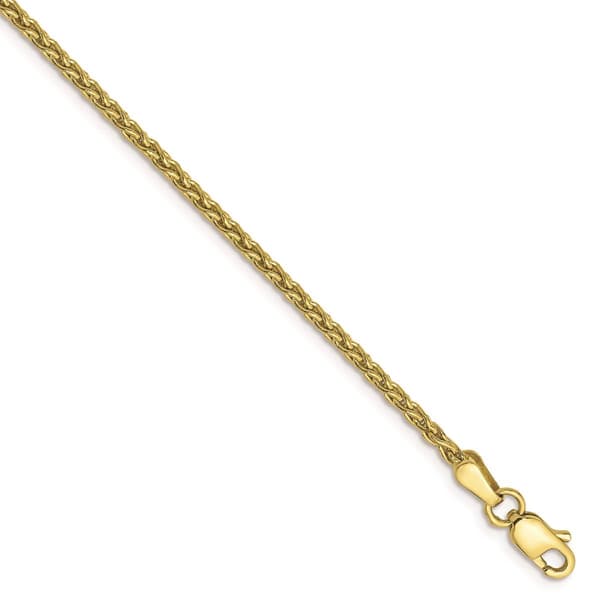 Gold Classics(tm) 10kt. 7in. Parisian Wheat Chain Bracelet