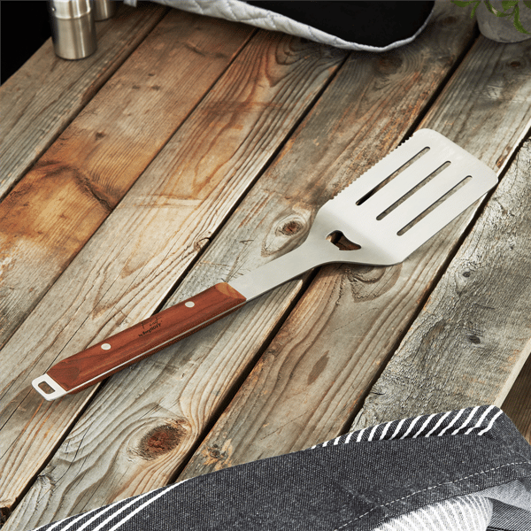 BergHOFF Stainless Steel 16in. BBQ Turner with Wooden Handle - image 