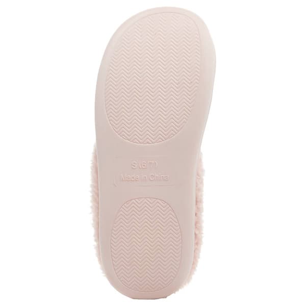 Womens Ella & Joy Microsuede Slide Slippers