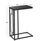 9th & Pike&#174; Contemporary Black Metal Accent Table - image 5