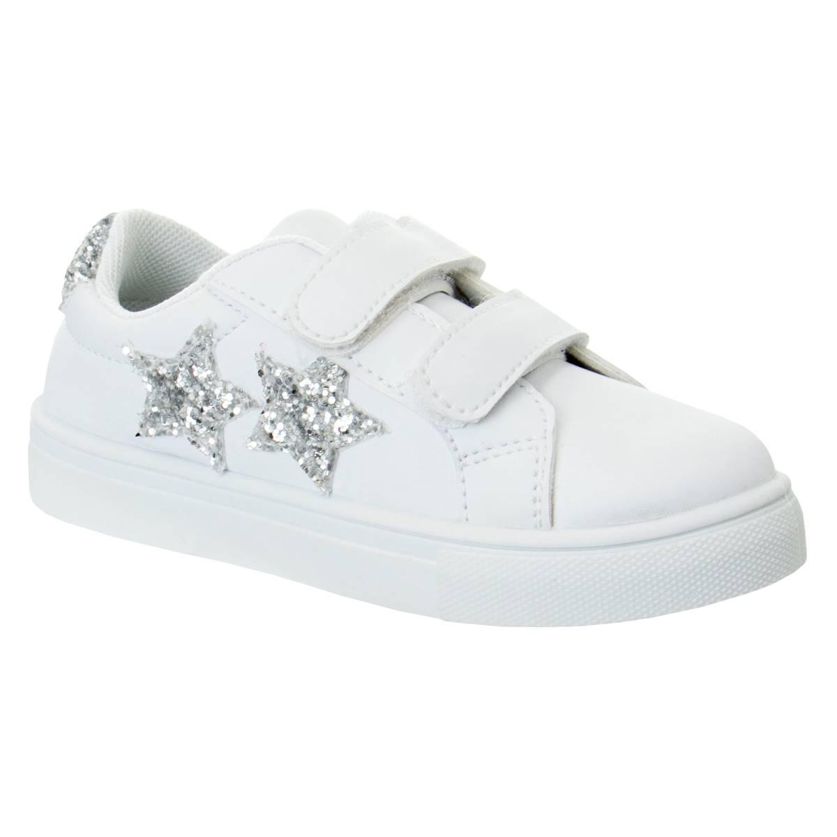 Little Girls Kensie Girl Glitter Star Fashion Sneakers