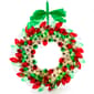 Retro Battery Operated Light Bulb Wreath - image 1