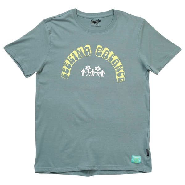 Young Mens Brooklyn Cloth(R) Seeking Balance Short Sleeve Tee - image 