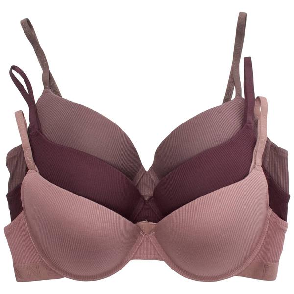 Womens Danskin 3pk. Logo Band Push Up Bras - DS7640-3PKAE - image 
