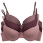 Womens Danskin 3pk. Logo Band Push Up Bras - DS7640-3PKAE - image 1