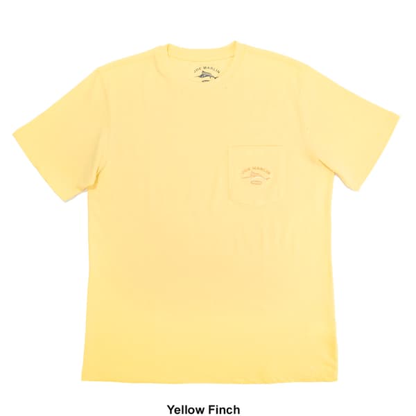 Mens Joe Marlin Embroidered Pocket Tee