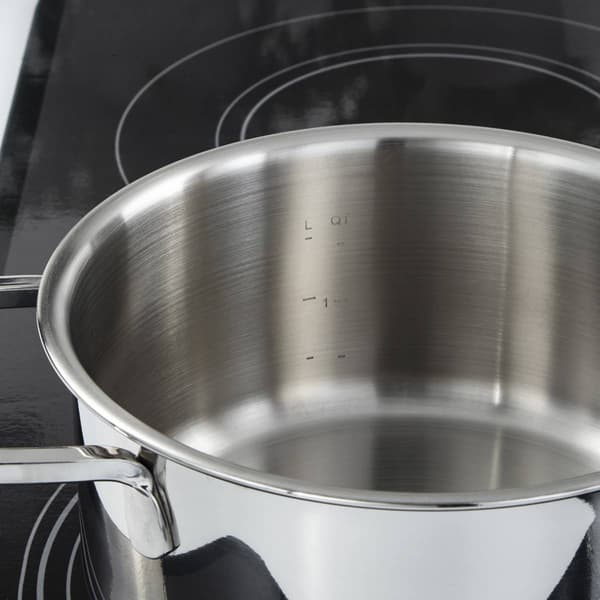 BergHOFF Helix Stainless Steel 7.25in. Stockpot w/ Glass Lid