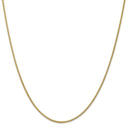 Gold Classics(tm) 1.55mm. 14kt. Semi-Solid Wheat Chain Necklace