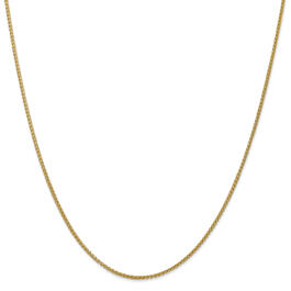 Gold Classics&#40;tm&#41; 1.55mm. 14kt. Semi-Solid Wheat Chain Necklace
