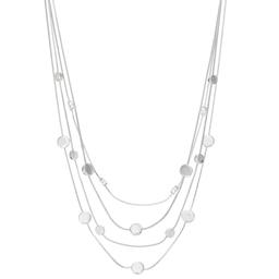 Napier Silver-Tone 16in. Multi-Row Necklace