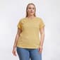 Plus Size Hasting & Smith Short Sleeve Smock Shoulder Floral Tee - image 1