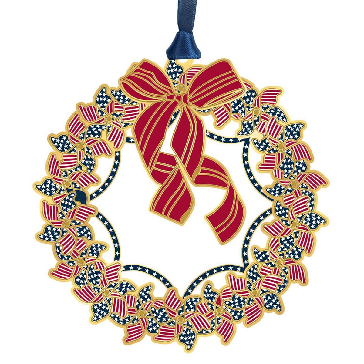 Beacon Design Patriotic Wreath Ornament